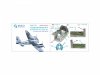 Quinta Studio QDS-72197 Bristol Beaufighter Mk.VI 3D-Printed & coloured Interior on decal paper (Hasegawa/MPM/Hobby2000) (small version) 1/72